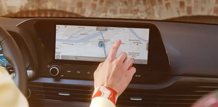 Hyundai Chevalley Bayon intérieur gps