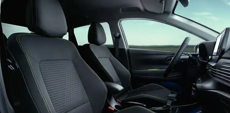 Hyundai Chevalley I20 détail siège avant