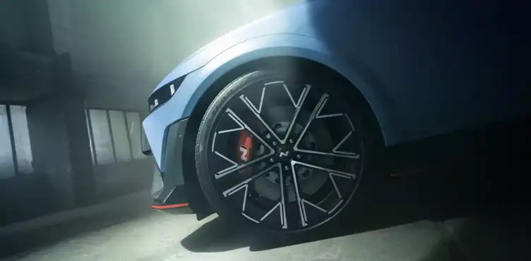 Jantes 21 pouces de la hyundai ioniq 5 N 100% électrique