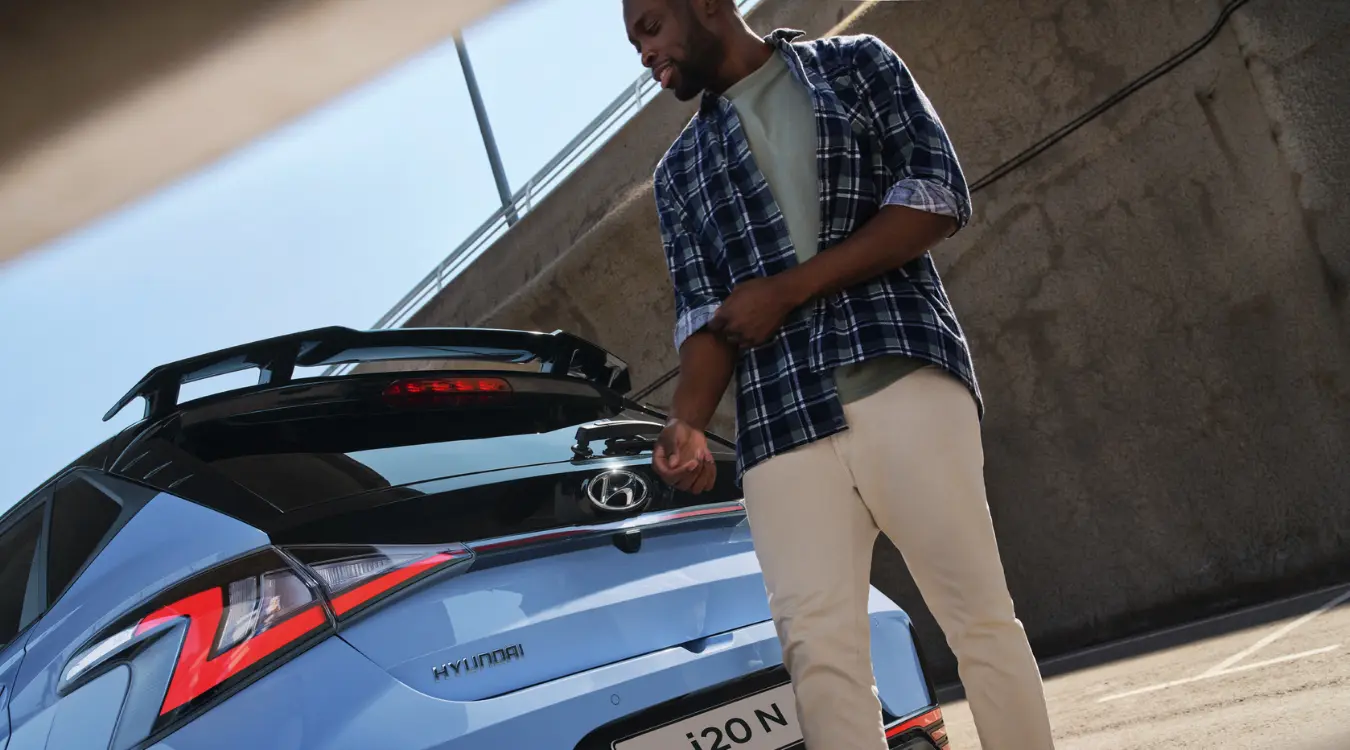 Hyundai  i20 N vue arrière