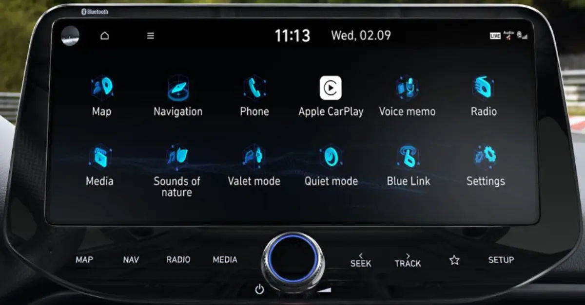 Navigation connectée de la i30 N