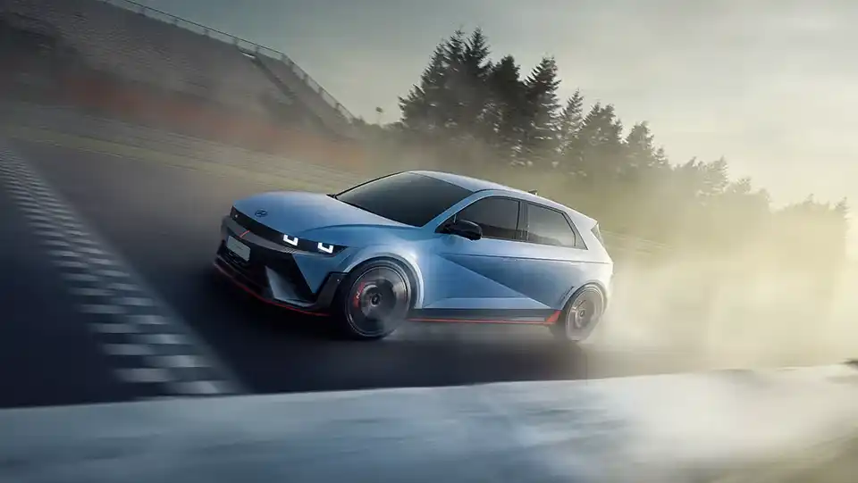 essai sur circuit de ioniq 5 N