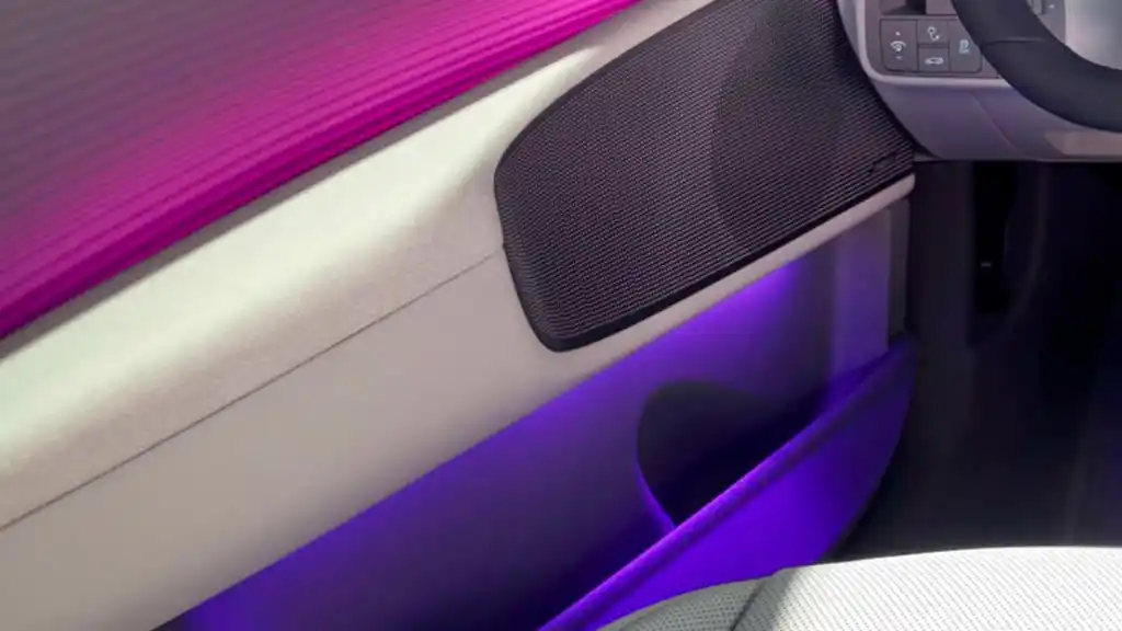 Éclairage d'ambiance bicolore de la Hyundai ioniq 6