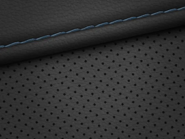 Noir/inserts Teal avec sellerie tissu.

