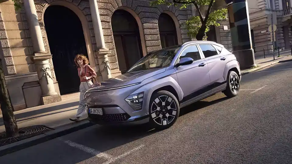kona électrique face avant à Genève