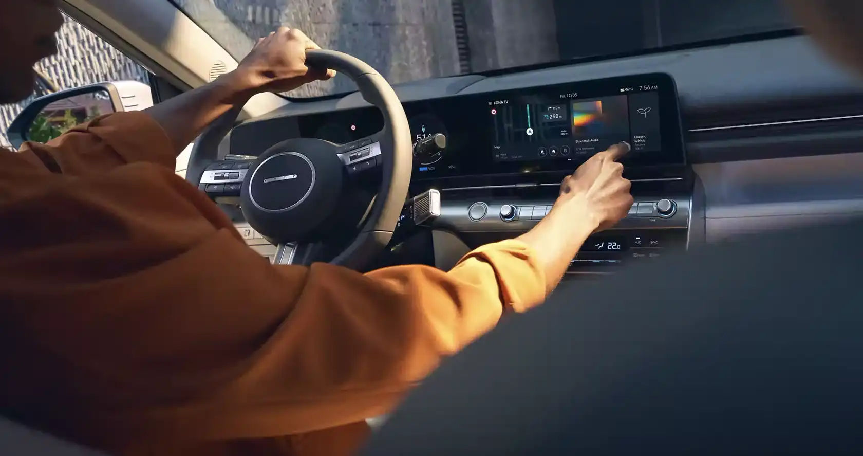 intérieur de la Hyundai Kona electric 