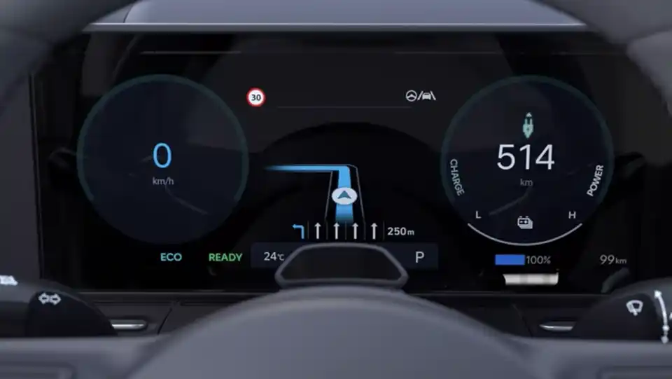 planificateur de trajet de la kona electric