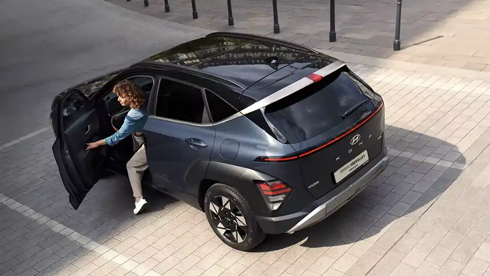 vue avant de la Hyundai Kona Groupe Chevalley