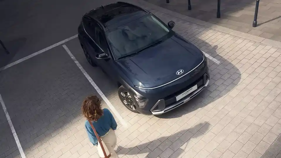 vue arrière de la Hyundai Kona Groupe Chevalley