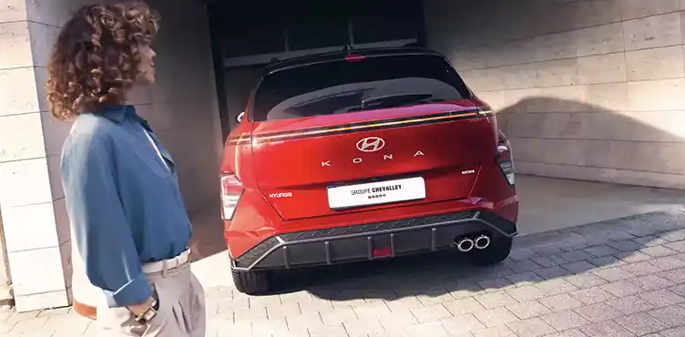 Hyundai  Kona hybride vue arrière