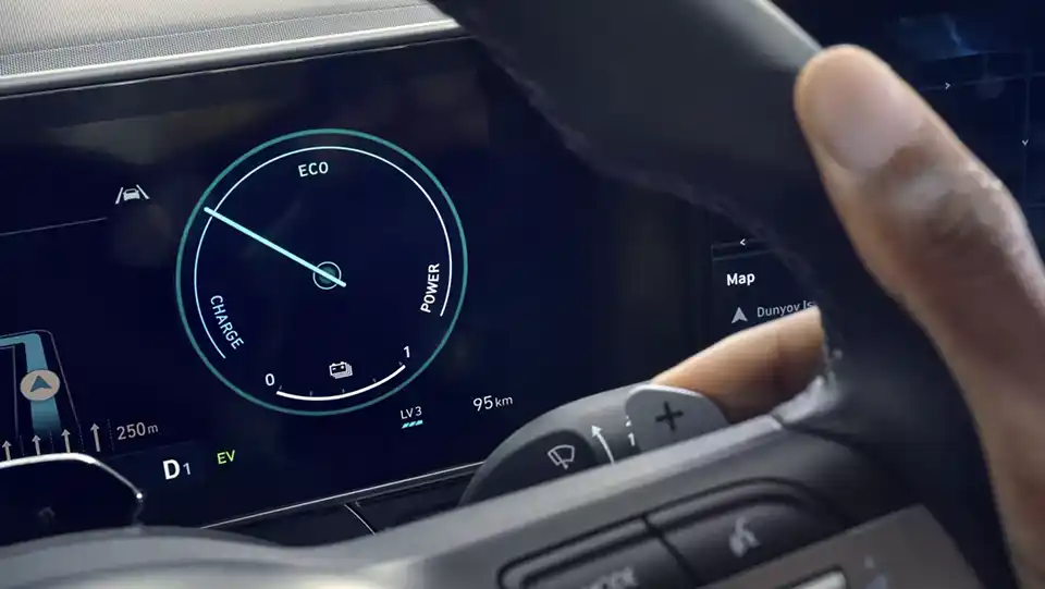 hyundai kona hybrid palettes au volant