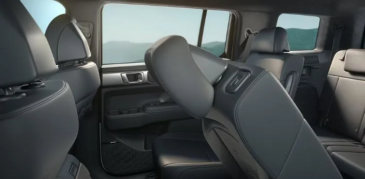 Hyundai Chevalley - Santa Fe vue arrière sieges