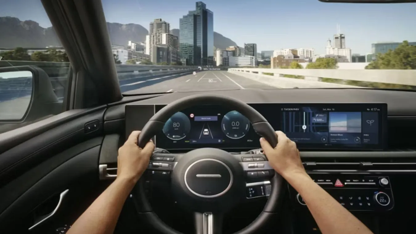 Hyundai Chevalley - Tuscon vue affichage tete haute