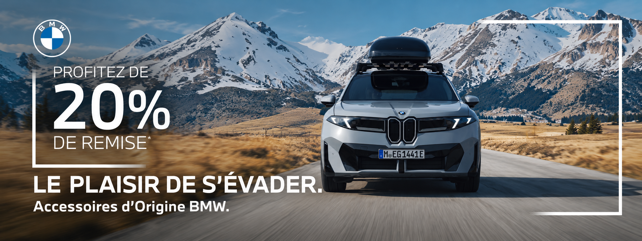 Profitez de 20% de remise* sur sur une sélection d’accessoires et de produits lifestyle BMW.