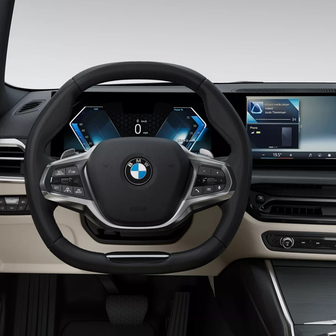 Vue de la BMW Série 3 tableau de bord