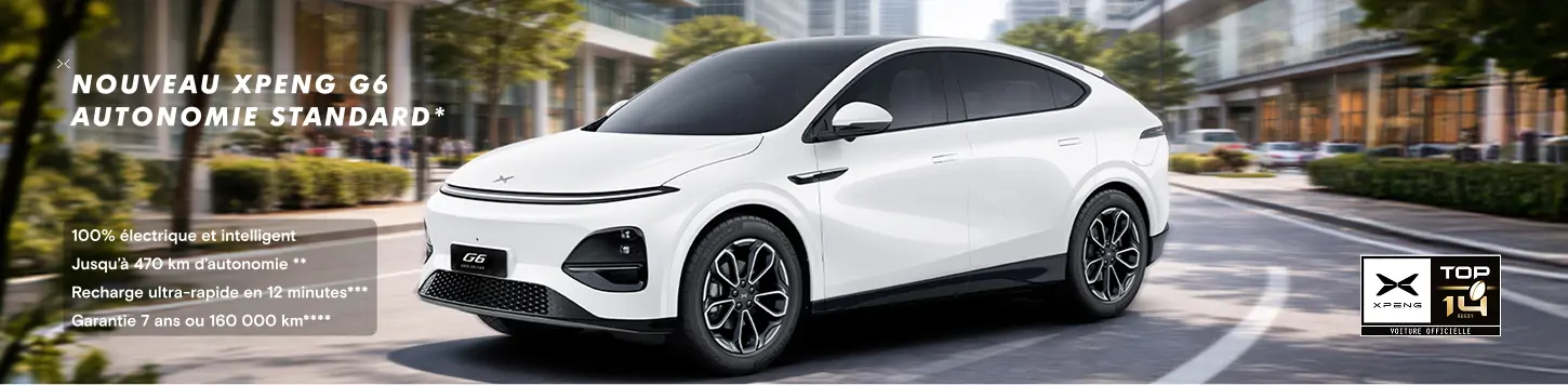 NOUVEAU XPENG G6 AUTONOMIE STANDARD : Dès 375€/mois