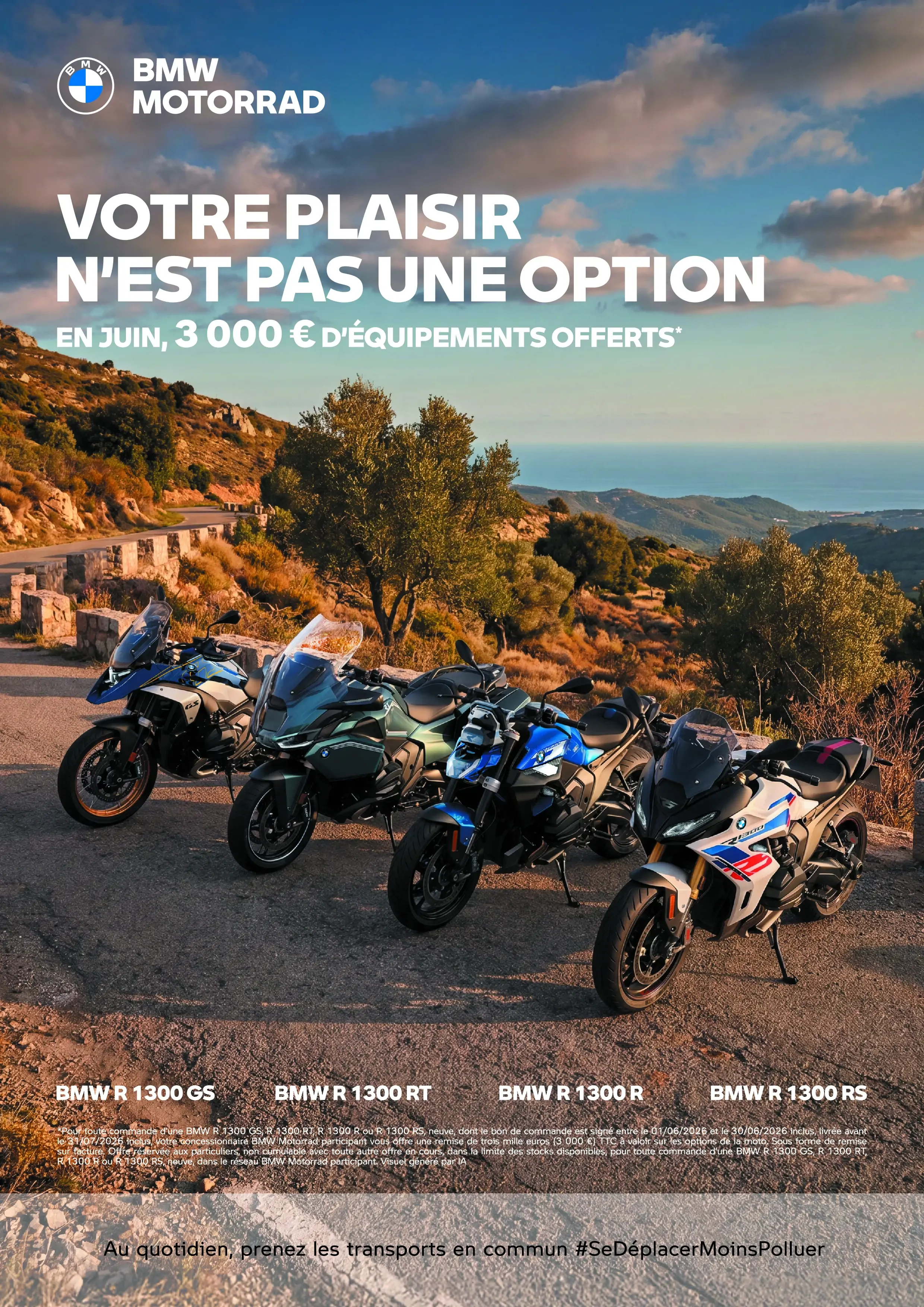 Groupe Lempereur offre BMW R 1300 : 3 000 € d'équipements offerts