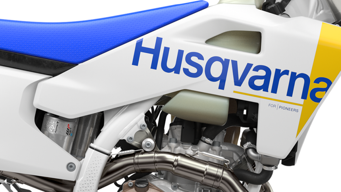 Détail du moteur de la Husqvarna FE 450 2026