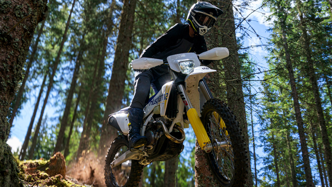 Vue du châssis de la Husqvarna FE 450 2026