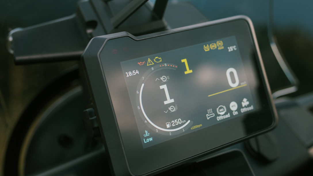 Écran TFT connecté de la Husqvarna Norden 901 Expedition 2026