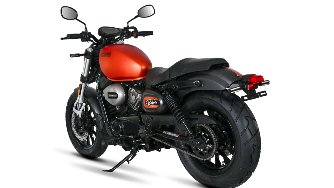 Détail du moteur de la Hyosung GV125S 2026