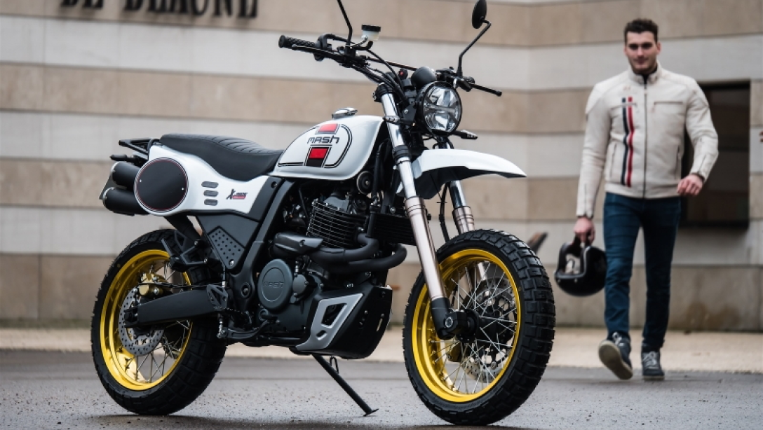 Design scrambler Mash X-Ride 125 2026