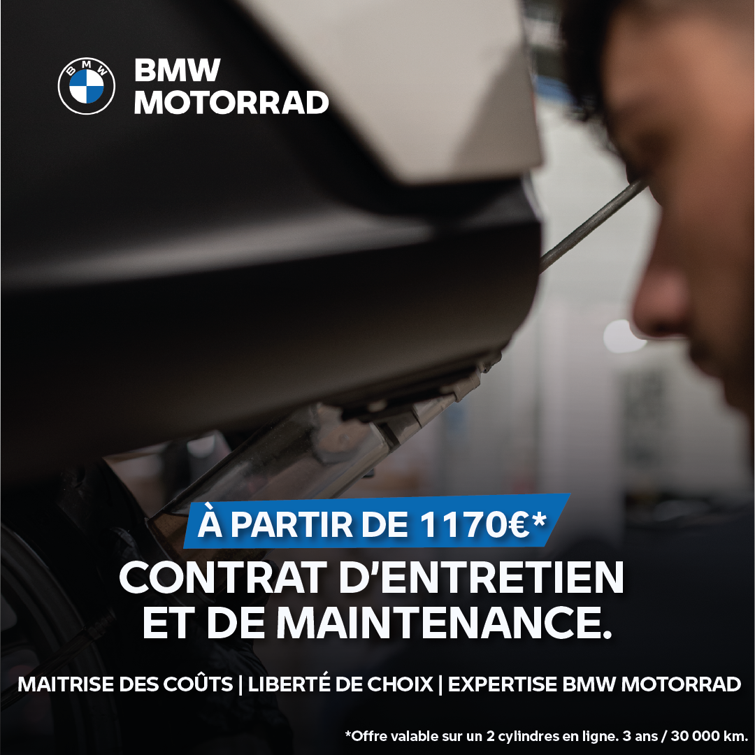 Groupe Lempereur BMW Motorrad - Offre sur les contrats d'entretien et de maintenance