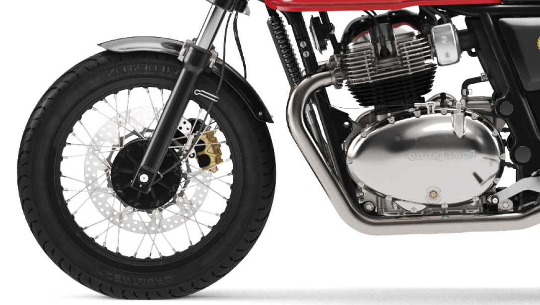 Royal Enfield Continental GT 650 2026 détail du moteur bicylindre
