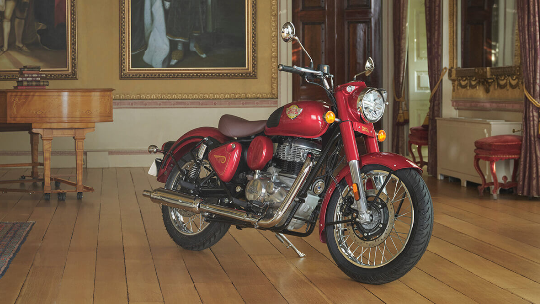 Vue arrière de la Royal Enfield Classic 350 2026