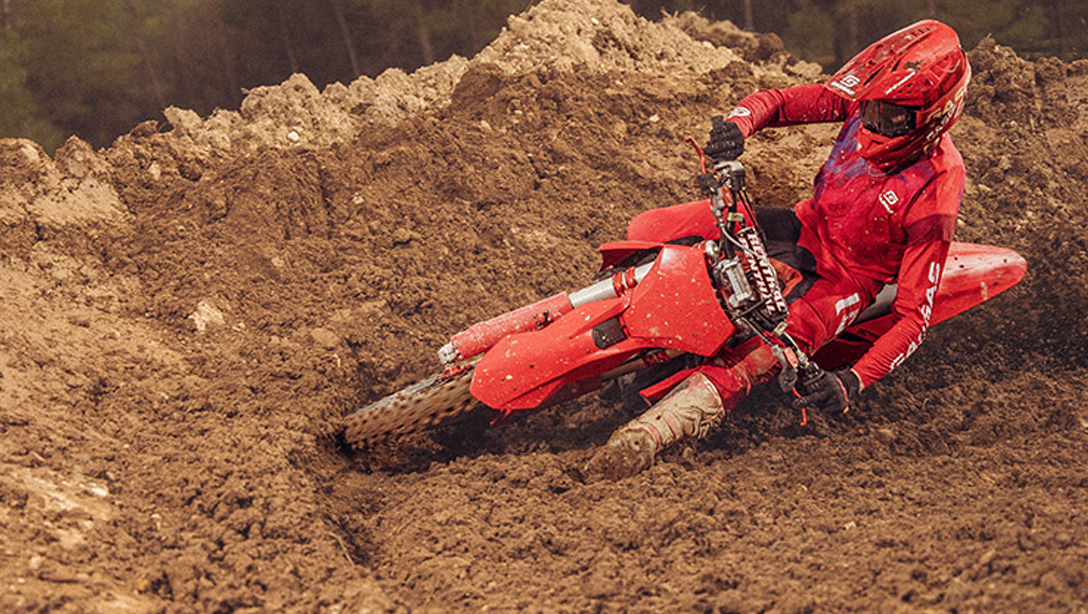 Gros plan sur le moteur de la GASGAS MC 450F 2026