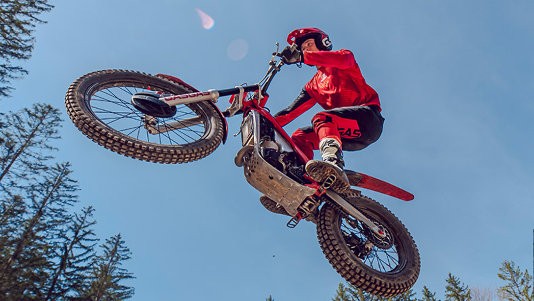 Suspension WP XACT de la GASGAS TXT Racing 300 2026 en action