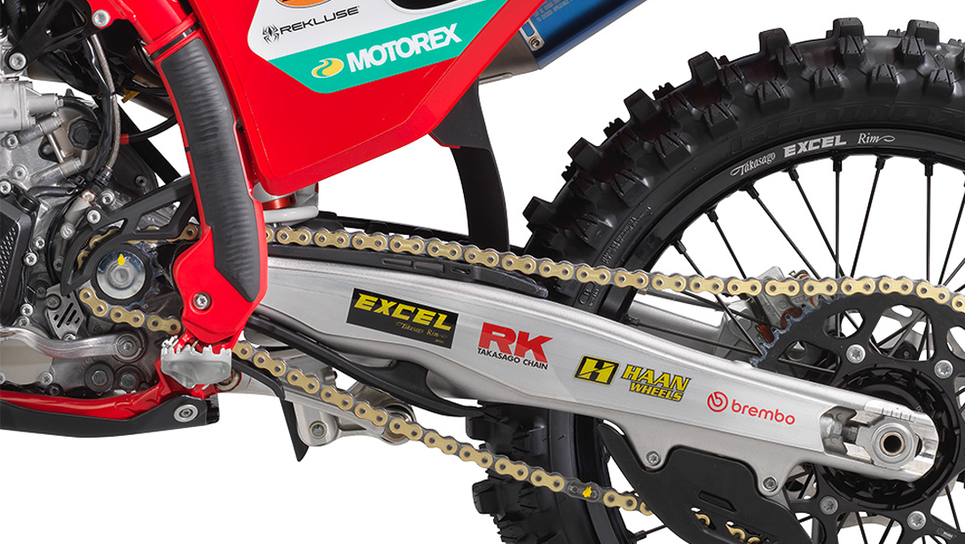 Suspension WP XACT de la GASGAS MC 450F Factory Edition 2026.