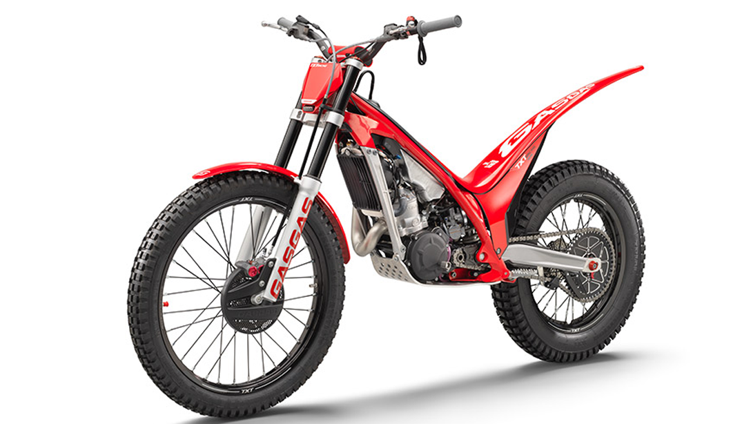 Détail du moteur 2 temps de la GASGAS TXT Racing 125 2026