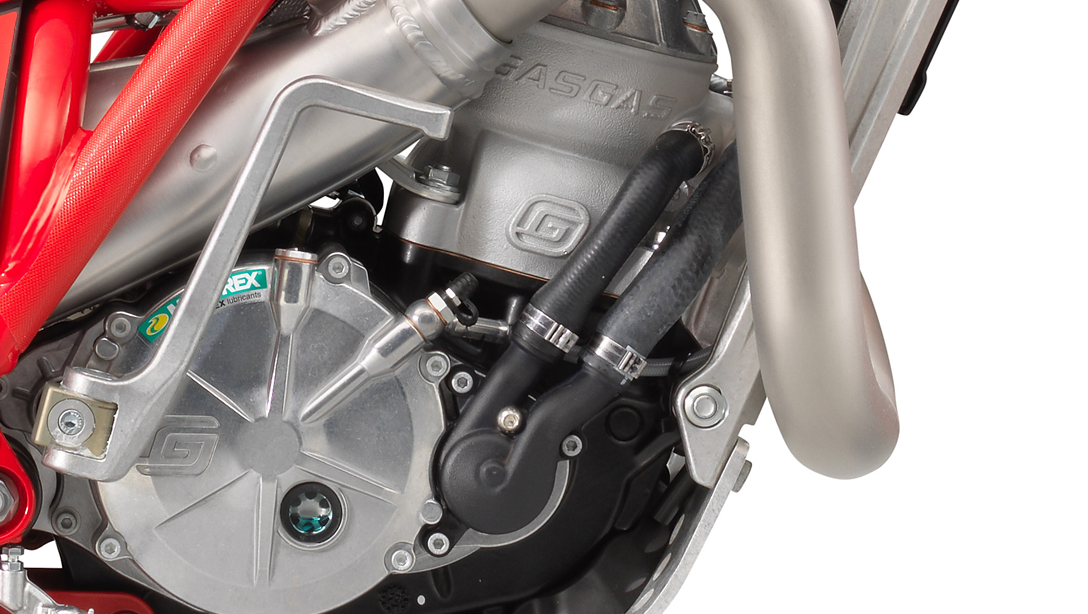 Moteur et châssis de la GASGAS TXT Racing 300 2026 en détail