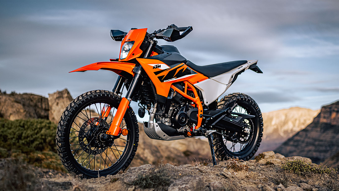 Détail du moteur de la KTM 125 Enduro R 2026