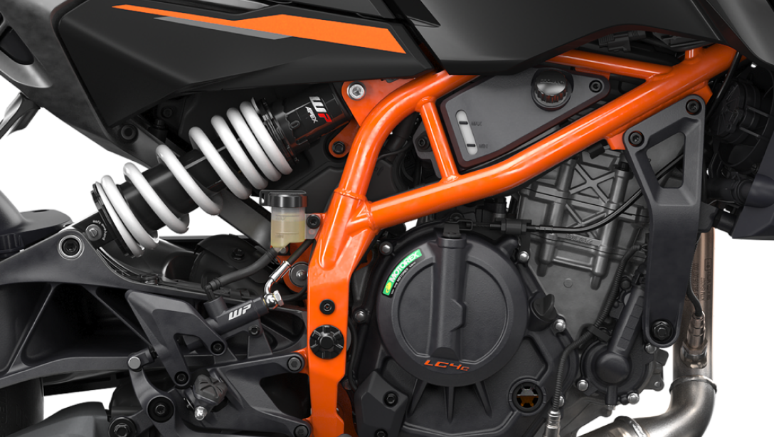 Tableau de bord TFT de la KTM 390 Duke 2026