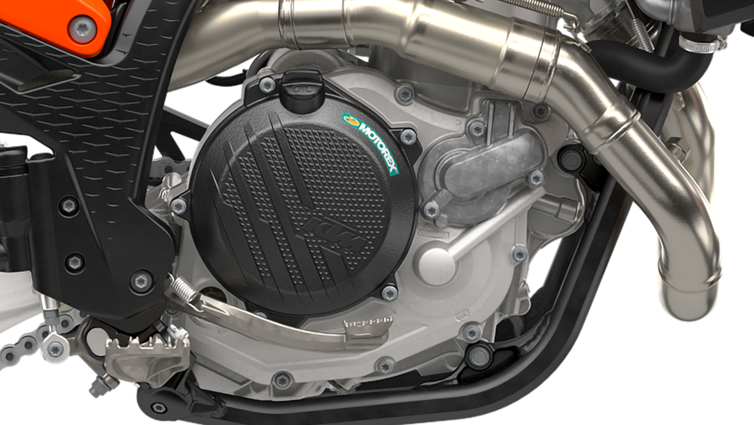 Détail du moteur diesel de la KTM 450 EXC-F 2026