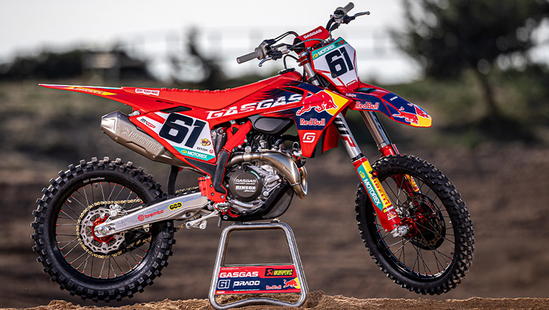 Suspension WP XACT de la GASGAS MC 450F Prado Edition 2026