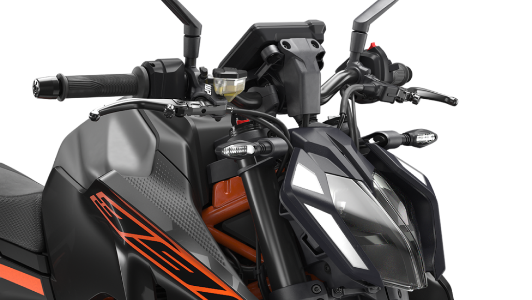 Design sportif de la KTM 390 Duke 2026