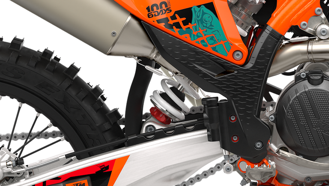 Détail du moteur performant de la KTM 450 EXC-F 6DAYS 2026