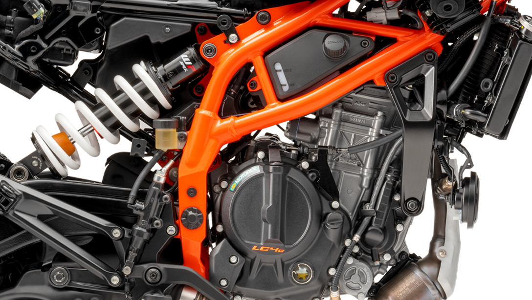 Suspension WP de la KTM 125 Enduro R 2026 en action