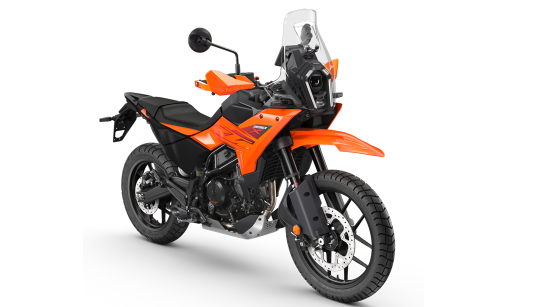 Tableau de bord connecté de la 2026 KTM 390 Adventure X