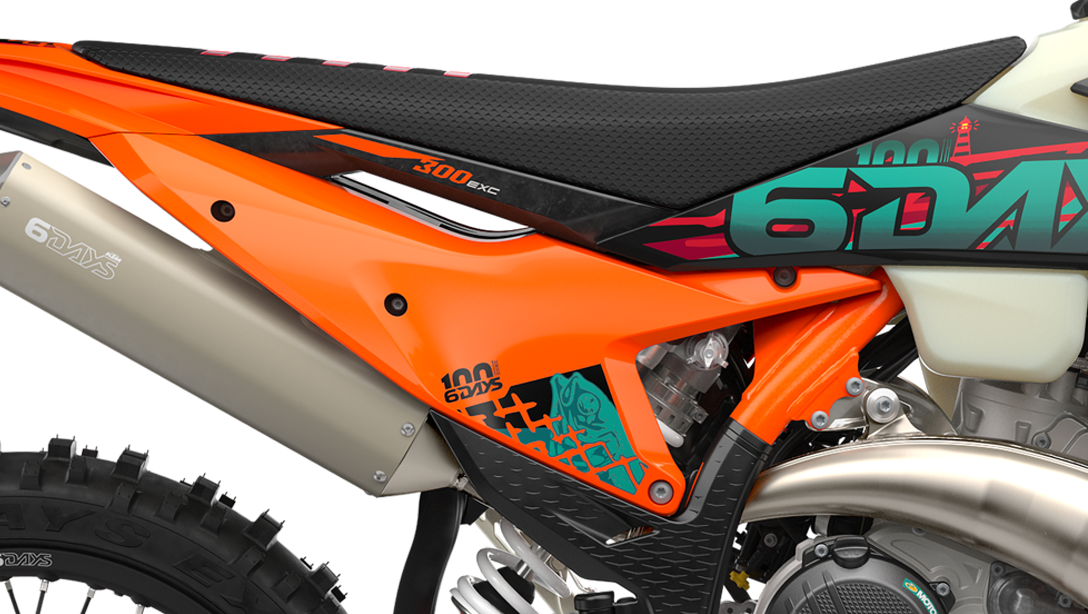Design exclusif de la KTM 300 EXC 6DAYS 2026