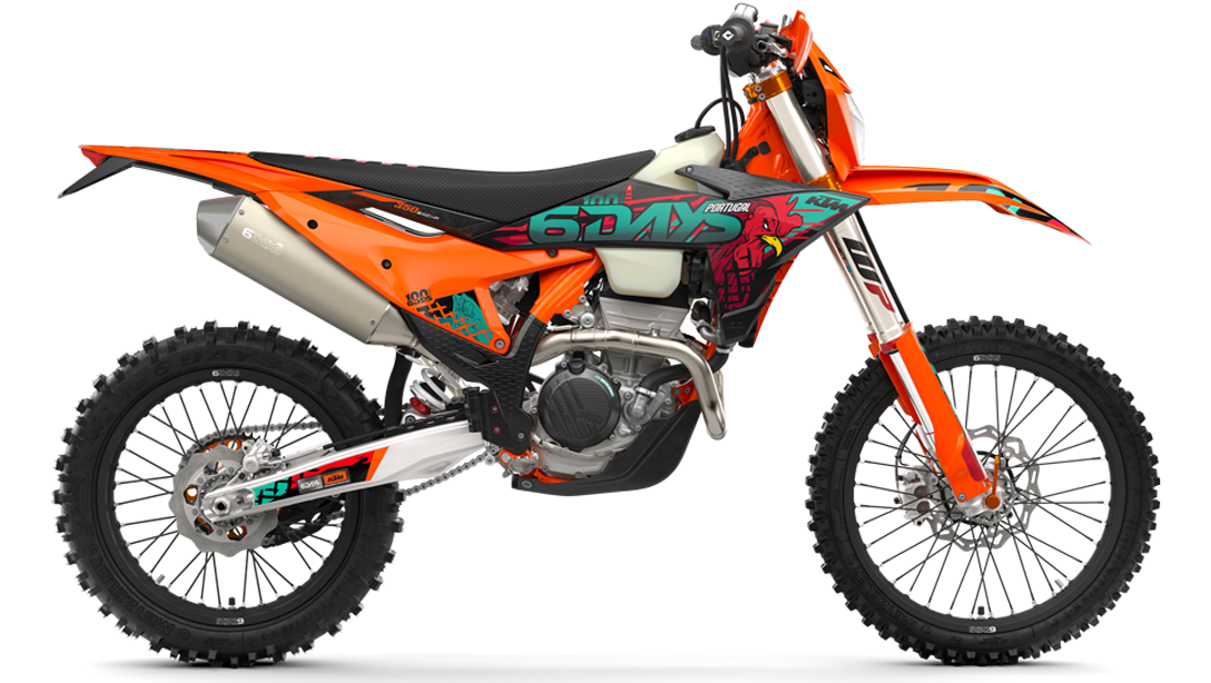 Design exclusif de la KTM 350 EXC-F 6DAYS 2026