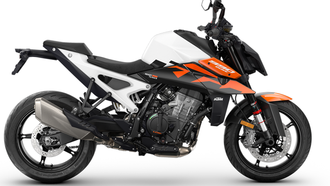 Tableau de bord digital de la KTM 990 Duke 2026