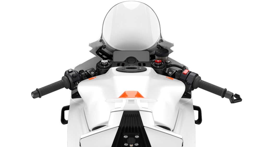 Arrière aérodynamique de la KTM 990 RC R Track 2026