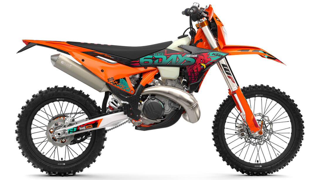 Profil dynamique de la KTM 300 EXC 6DAYS 2026
