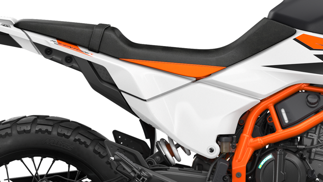 Détail du design de la KTM 390 Adventure R 2026