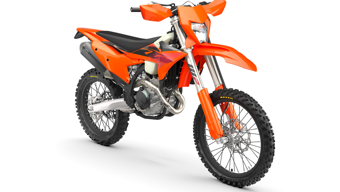 Détail de la suspension WP de la KTM 450 EXC-F 2026