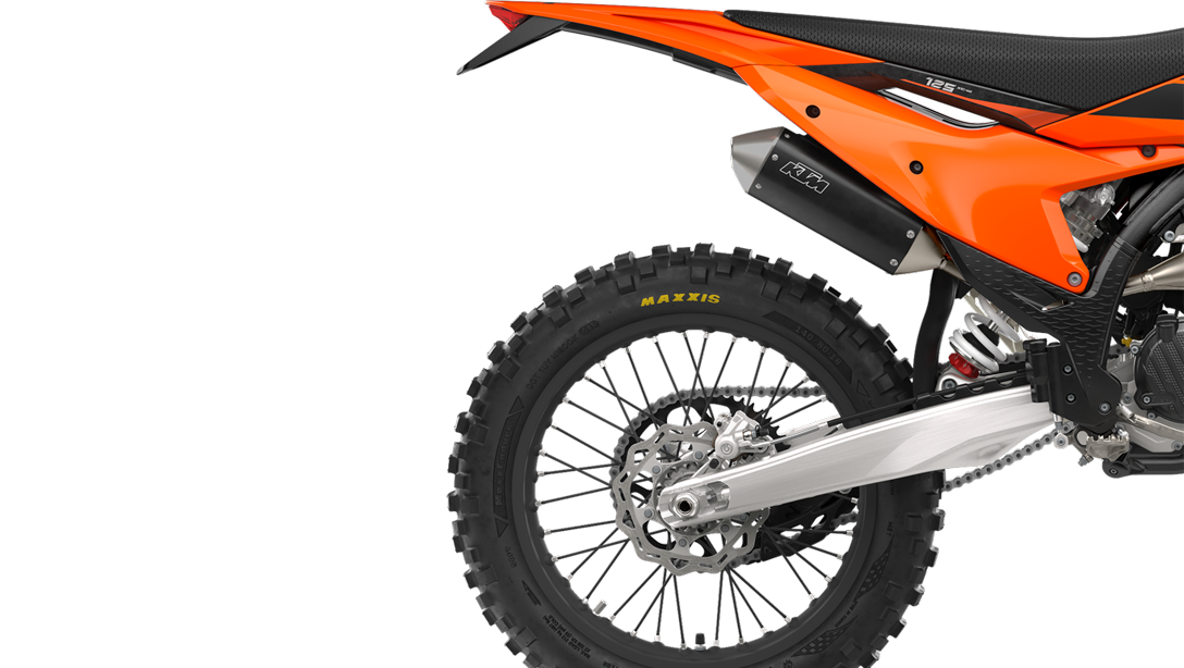 Suspensions WP XPLOR de la KTM 125 XC-W 2026